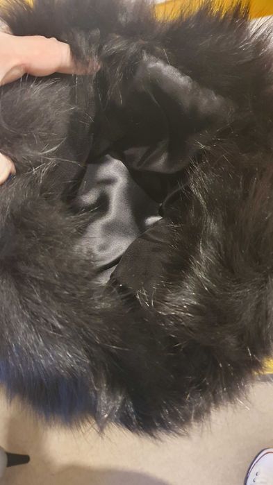 Czapka toczek futrzana. Futro prawdziwe gęste