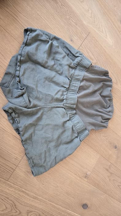 Krótkie spodenki ciążowe H&m lniane, rozmiar M
