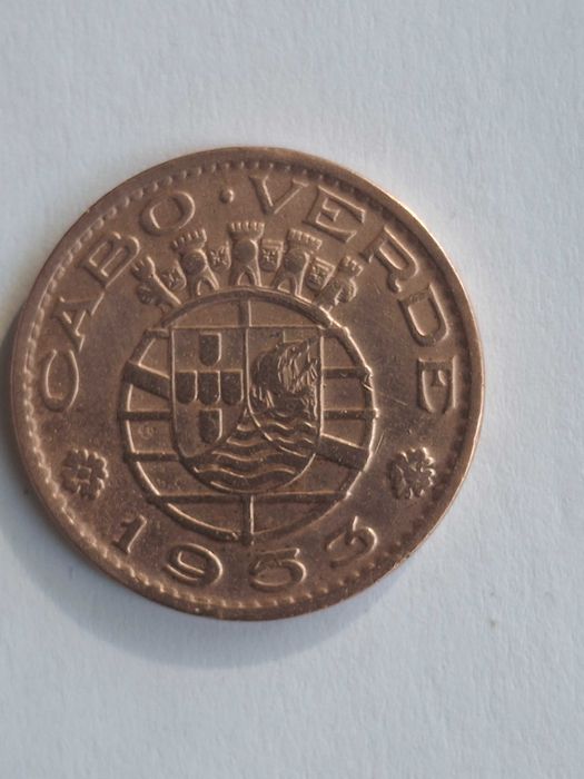 Moedas de colecção - 1 escudo de Cabo Verde de 1953