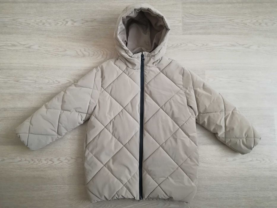 Куртка бежева стильна Zara 128 - 134 см 8 - 9 років