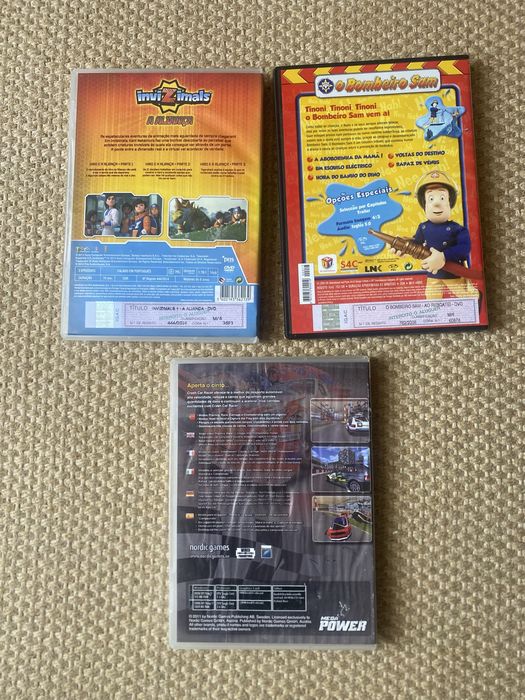 Vários DVD de vários géneros todos impecáveis.
