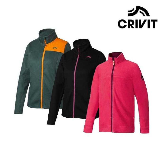 Кофта на флисе женская Crivit флиска теплая флисовая кривит
