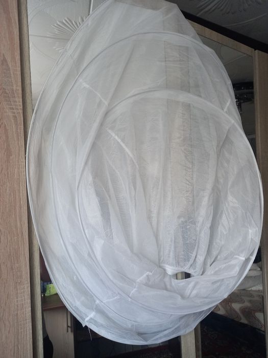 Весільна сукня, пишна, корсет, мереживо, синій декор, НЕ ВІНЧАНА