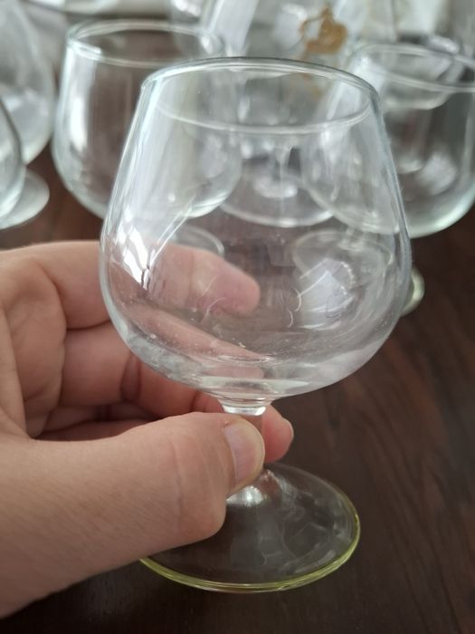 Copos de brandy e conhaque