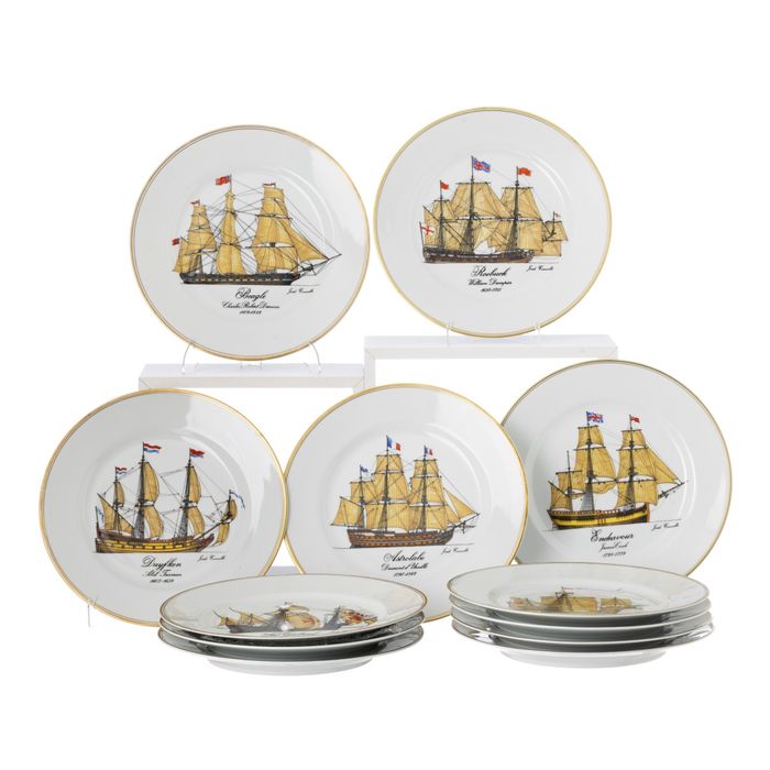 Porcelana - 12 Navios dos Decobrimentos - Vista Alegre