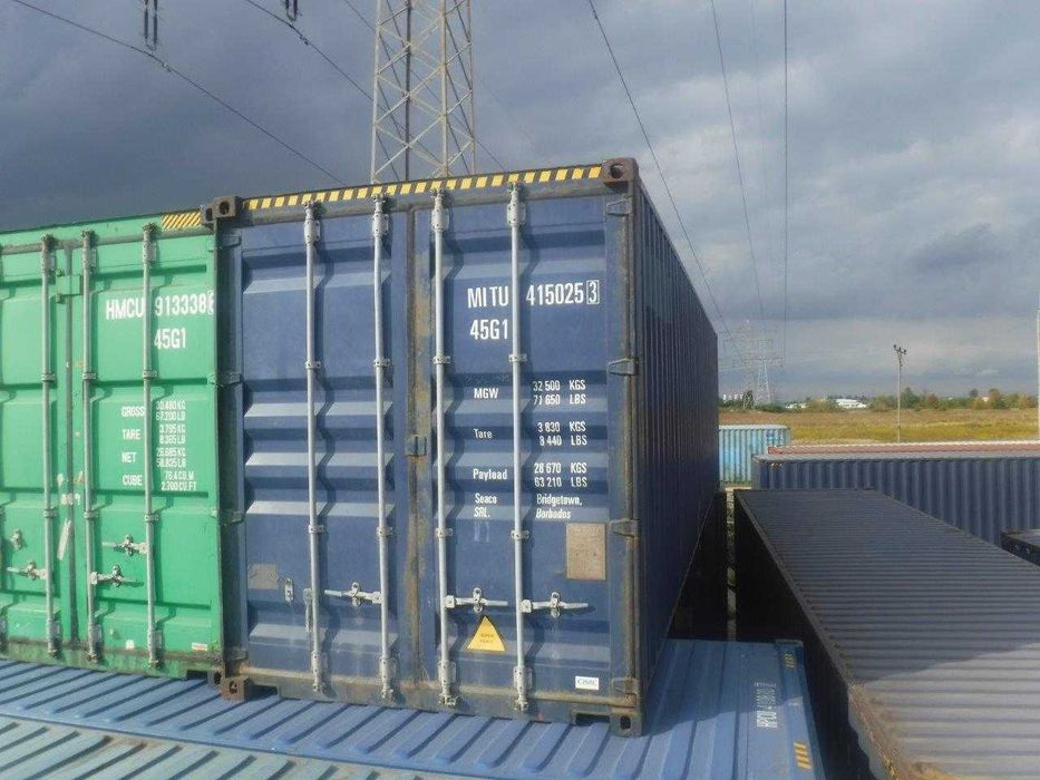 Kontener 40 magazynowy - 12 metrowy HC używany Garaż Blaszak schowek
