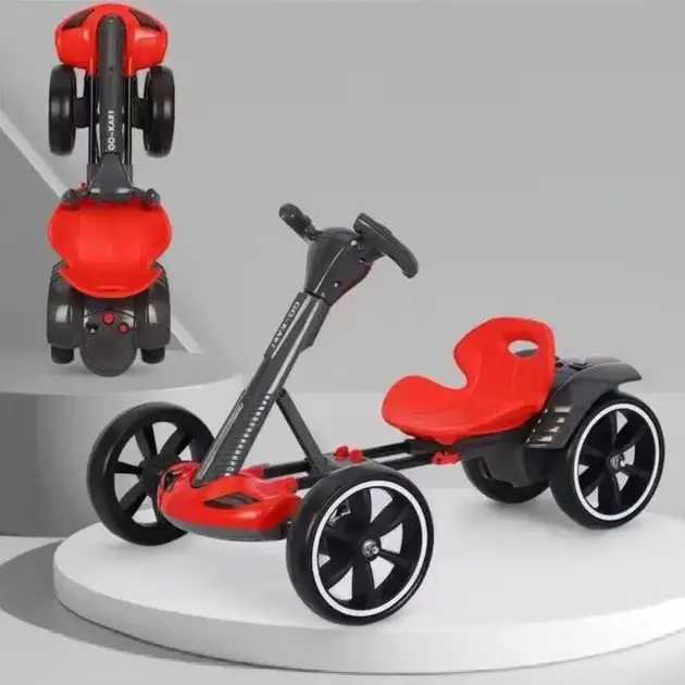 Детский складной электромобиль Электрокарт Go Kart HL-B6 с пультом! електромобіль дитячий