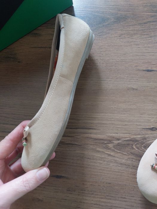 Tommy Hilfiger baleriny zamszowe 37 stan idealny