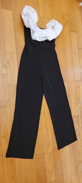 Kombinezon czarny wieczorowy