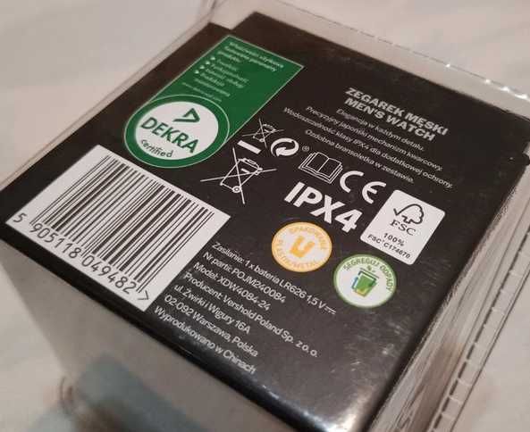 Zegarek męski z dodatkową bransoletką