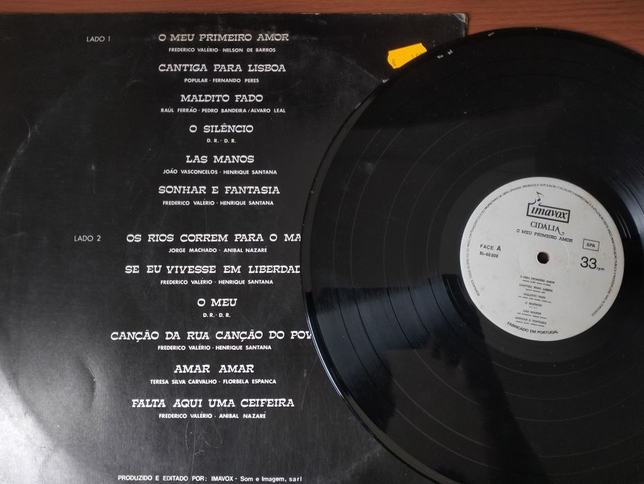 Disco de vinil LP Cidália