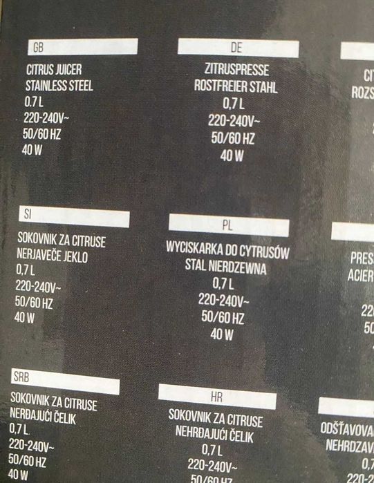 Wyciskarka do cytrusów Berlinger Haus BH-9385-OR