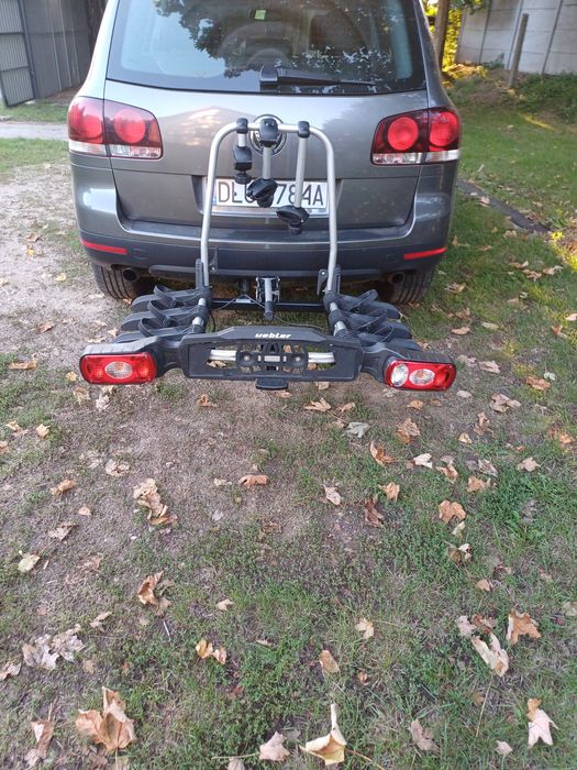 Bagażnik Uebler na trzy rowery elektryczne lub zwykłe