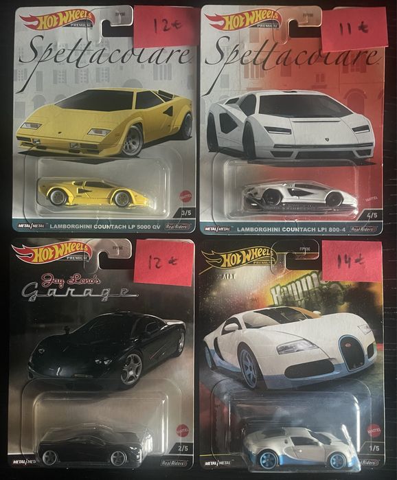 Hot wheels real rider Alfa Romeo Lancia Lamborghini Mercedes Porsche