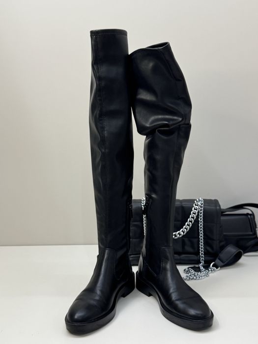 Ботфорти чорні , р37