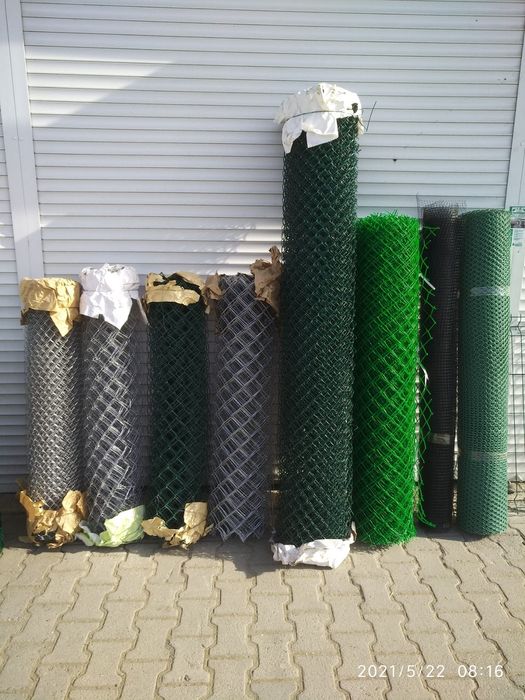 Габіони Сітка Сетка Забор зварна зелена в ПВХ і оцинкована