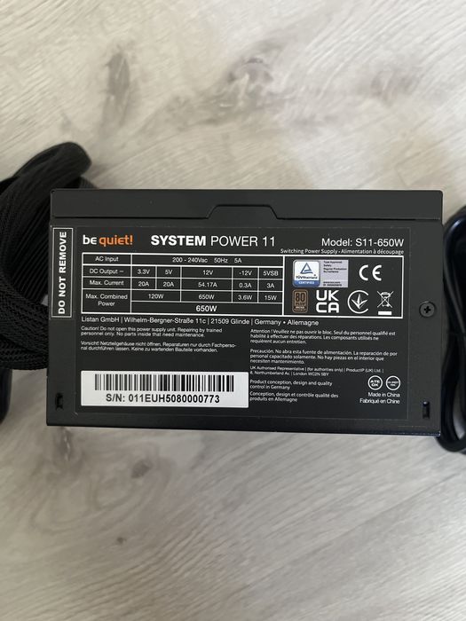 Zasilacz be quiet! System Power 11 650W