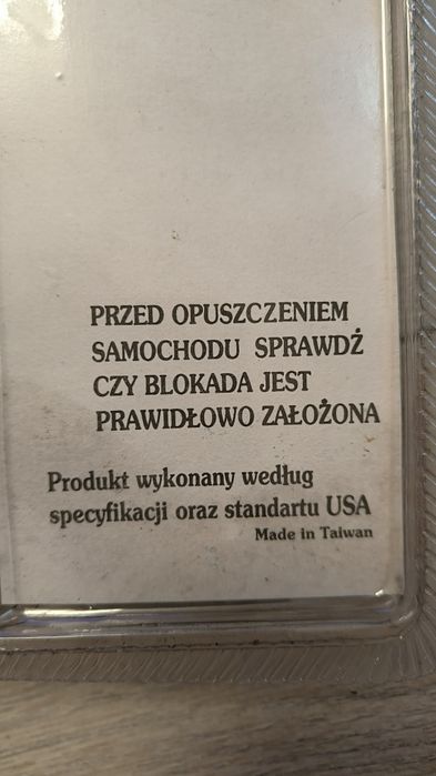 Blokada kierownicy samochodu Hercules H3000