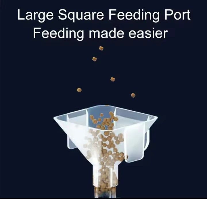 Akrylowy podajnik do akwarium krewetkarium ryby krewetki.