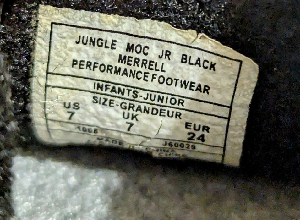 кроссовки Merrell junge vibram 24 кожаные (замша)