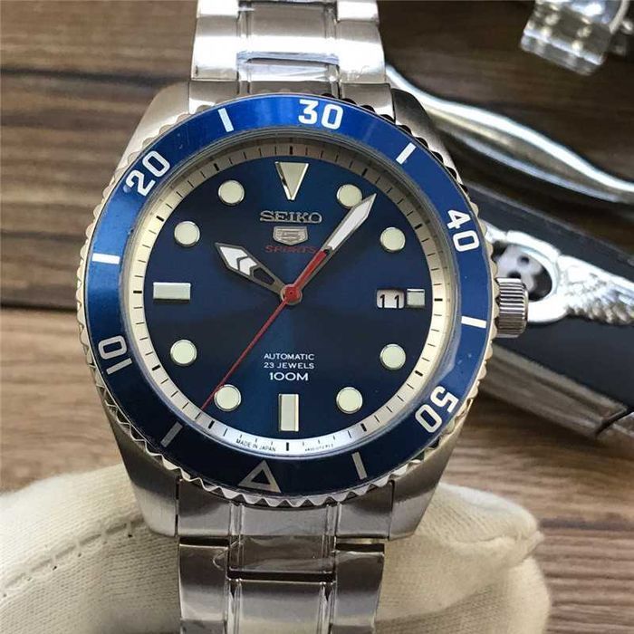 Годинник автоматичний Seiko 5 Sports "Smurf" Blue Automatic Watch