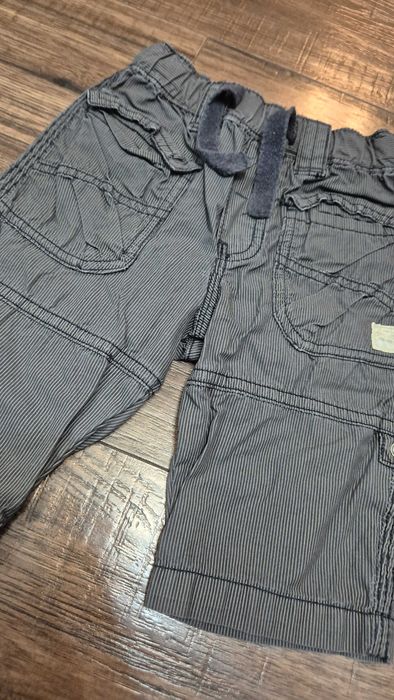 14 T spodnie nr 4 h&m paski grafitowe chłopiec 62