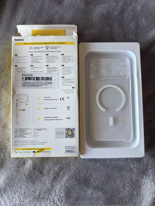 capa baseus com magsafe para iphone 17 pro max