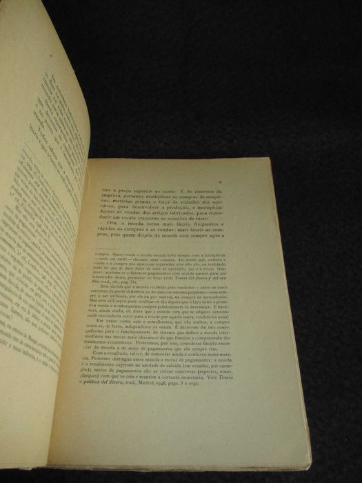 Livro Introdução ao Estudo da Moeda José Joaquim Teixeira Ribeiro 1949