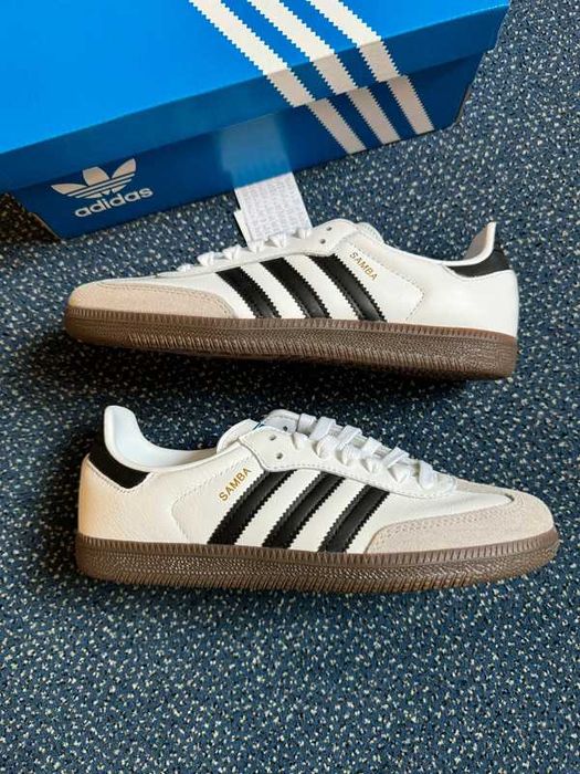 Buty damskie_Adidas Samba OG White Core Black R.40