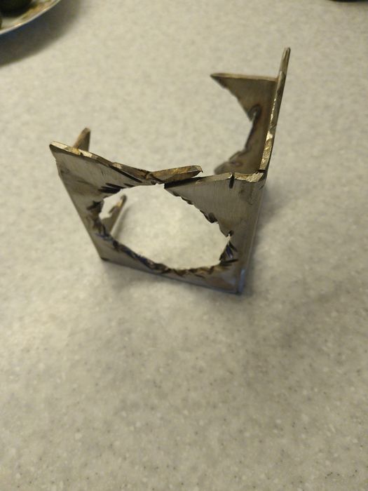 Абстракція металева нержавійка