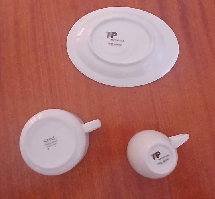 Chávenas e pires café