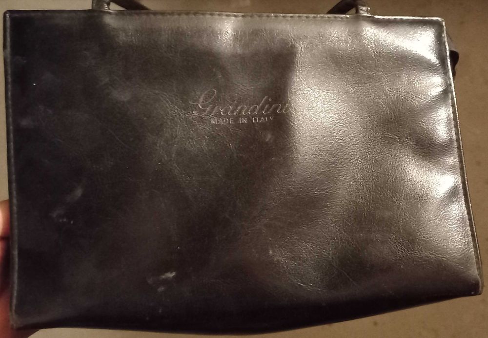 Torebka czarna Grandini (Made In Italy)