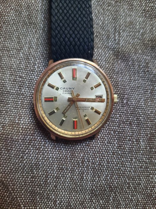Cauny Swiss com 17 rubis