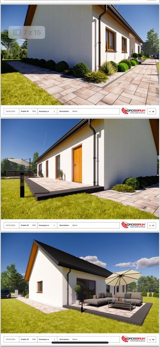 Dom parterowy stan deweloperski