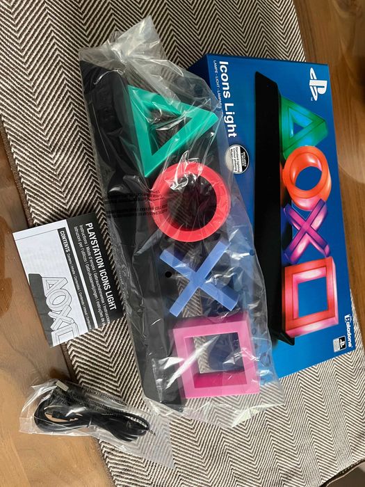 Playstation Icons Lamp 30cm na usb
