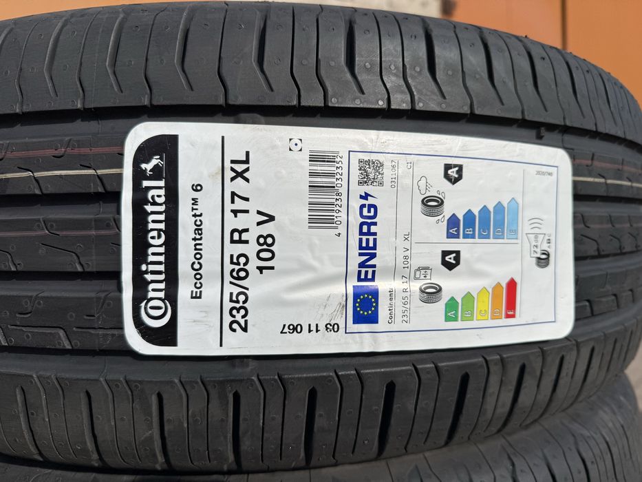235/65 r17 Continental EcoContact 6 Резина летняя НОВАЯ