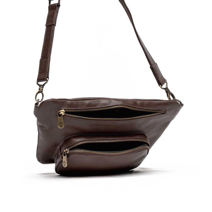 Бананка шкіряна / Поясная сумка из натуральной кожи VS016