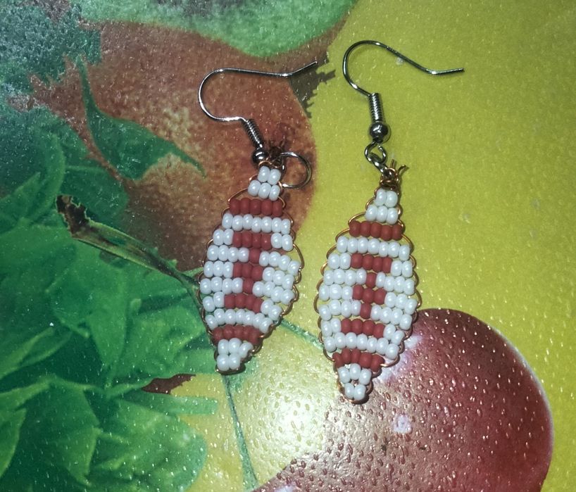 Серьги из бисера