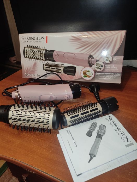 Фен щётка Гарантия 06.2026 Remington AS59 насадки 30/50 щітка стайлер