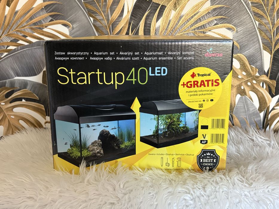 Diversa akwarium z40 led 25 l plus dodatki