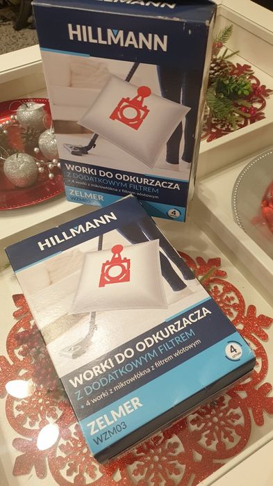 Worki do odkurzacza HILLMANN WZM03 8szt+filtr.