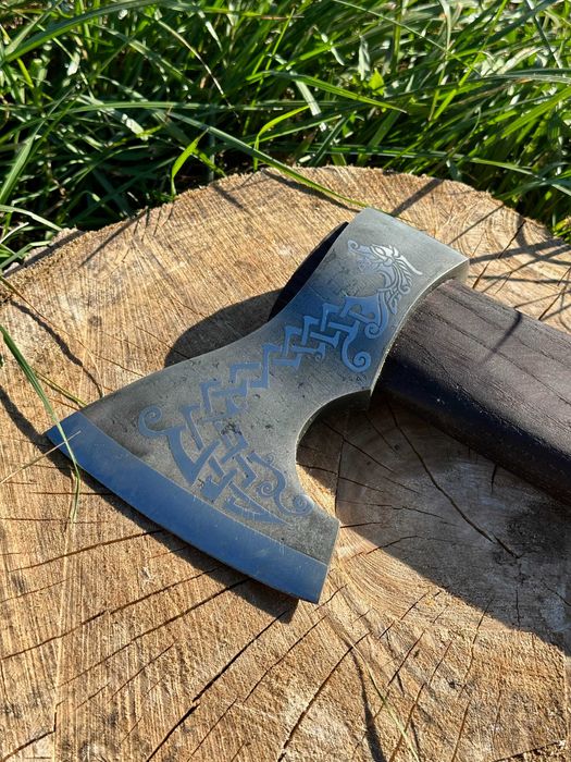 Сокира ручної роботи Вікінг TR28/1 з чохлом Подарочный топор