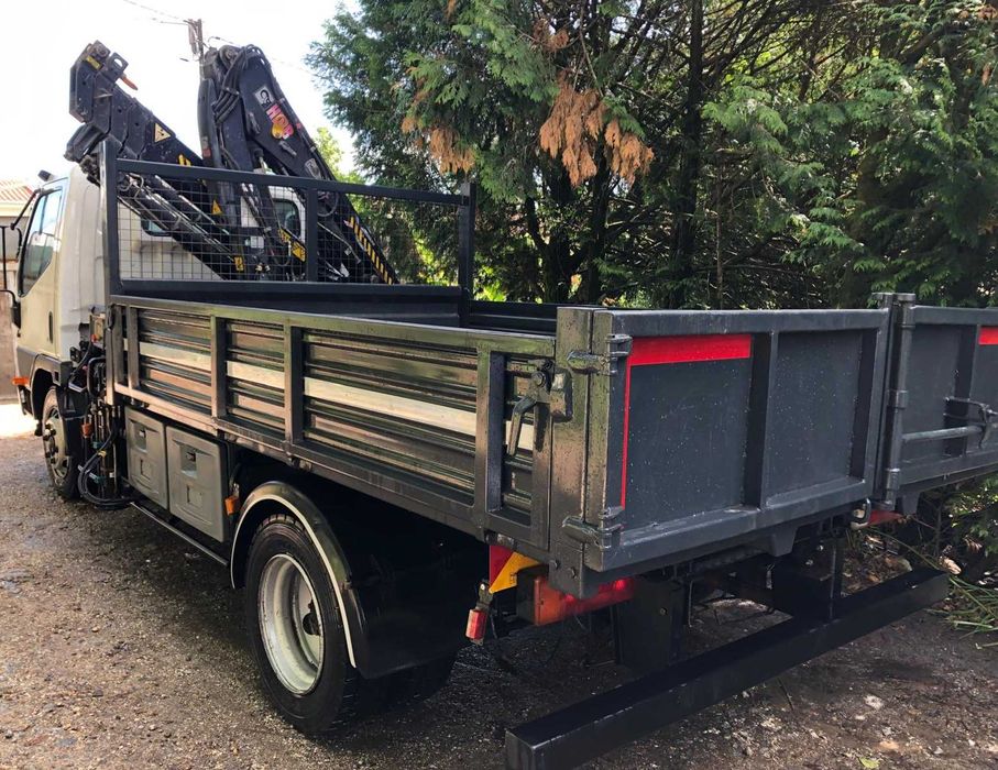 Mitsubishi Canter 7C14 carrinha basculante com grua