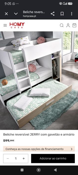 Beliche 3 em 1 Homy Casa