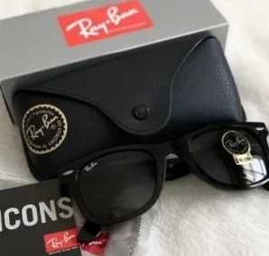 Black/Green Wayfarer Sunglasses Ray-Ban