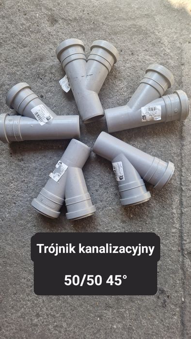 Kolanka i trójniki kanalizacyjne