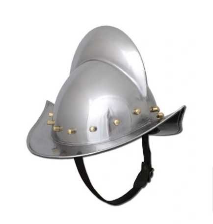 Niemiecki hełm Morion, stal 1,2 mm