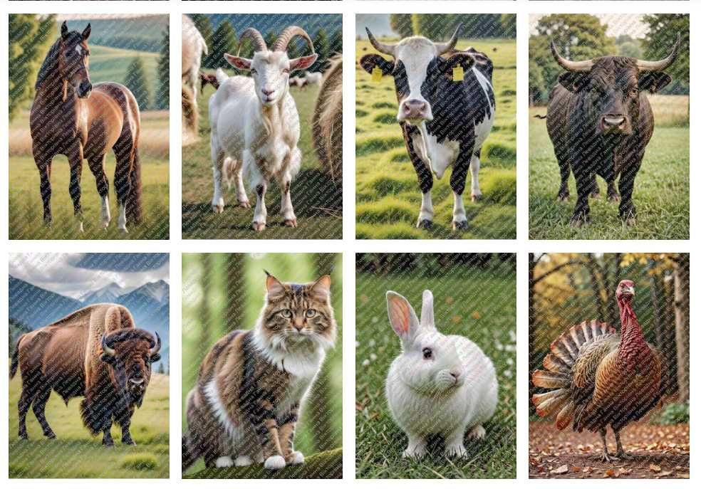 Картки "Свійські тварини" та "Домашні улюбленці"  (ЕЛЕКТРОННІ)