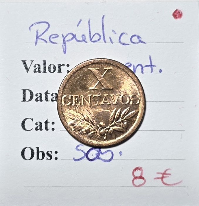 X centavos 1955 soberba