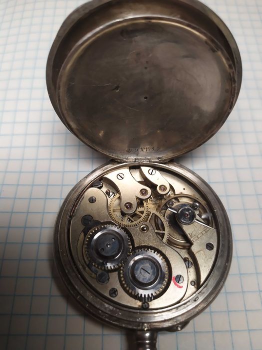 Часы карманные серебряные